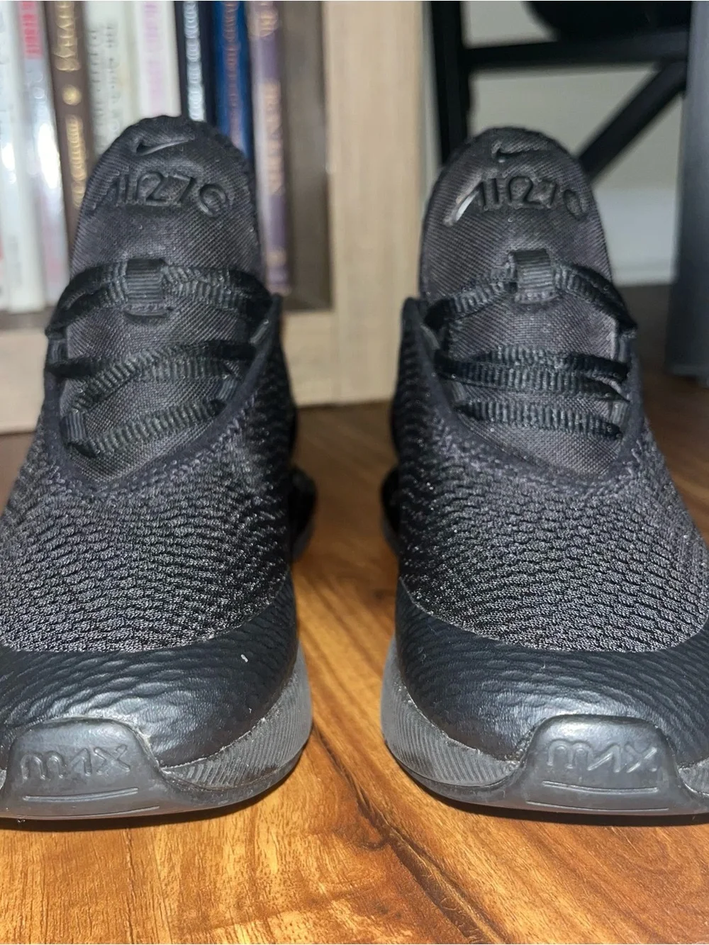 Nike Air Max 270 Boys Preschool Athletic Shoes Black 2Y
